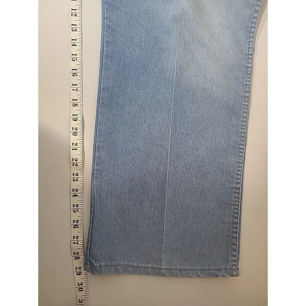 Wrangler Straight Leg Mens Jeans Lightweight 46x29 - Picture 5 of 14
